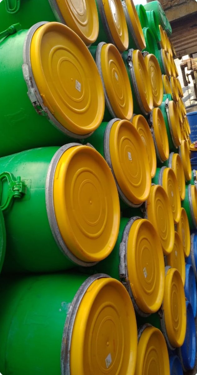 Open-top HDPE drums